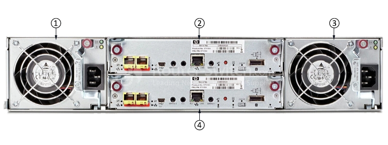 HP MSA2000 Expansion Enclosure 12x 300GB 15K SAS 2x IOM 2x PSU