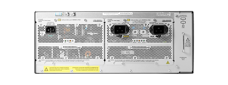 HPE J9821A Back View HPE J9821A Back View