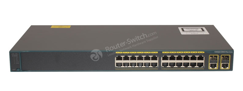 Cisco Catalyst WS-C2960+24TC-S Managed Ethernet Switch – 24 Ports